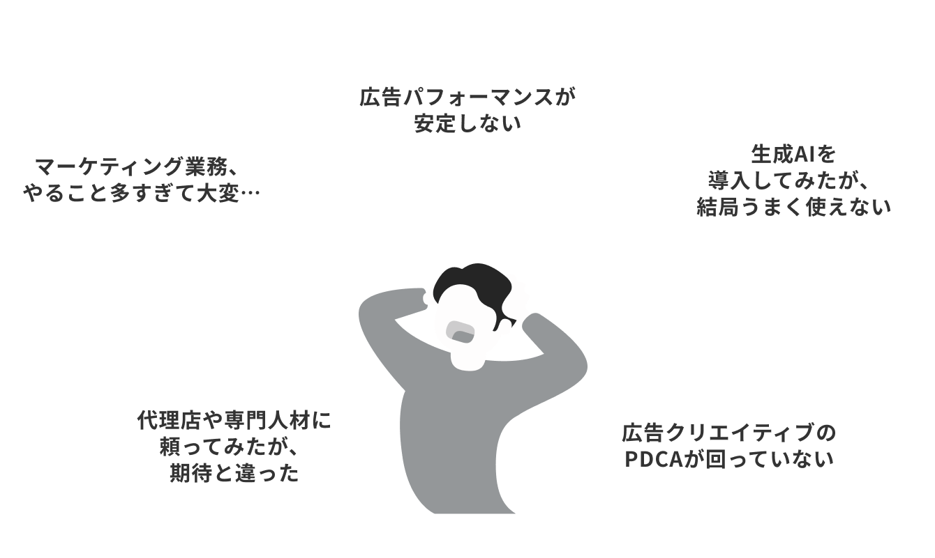 悩みのイメージ