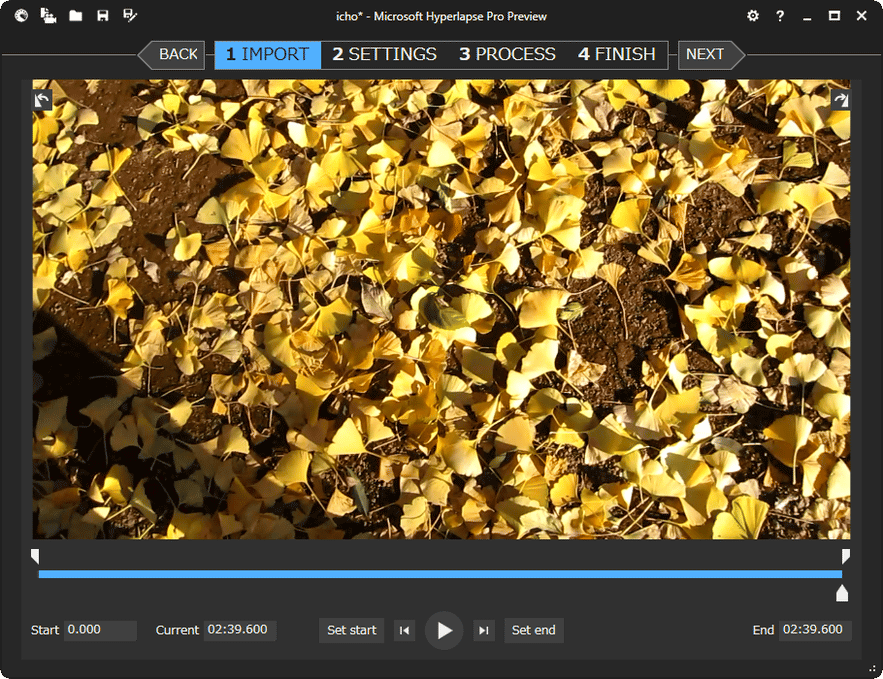 Microsoft Hyperlapse Pro